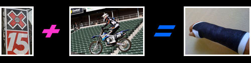 X Games Broken Arm